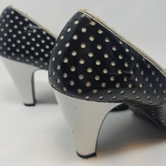 Rosessence Vintage Japanese Polka Dot Pumps - Picture 10 of 11